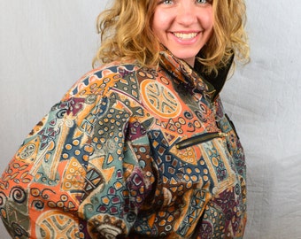 Vintage 80s WOW Ski Winter Puffy Jacket Coat - By Gallery