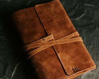 Anniversary gifts for men | Husband Gift | Gift for him | Mens leather journal | leather sketchbook | leather notebook