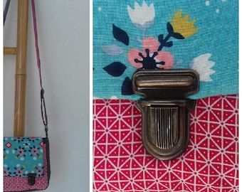 Small satchel, vintage fabric