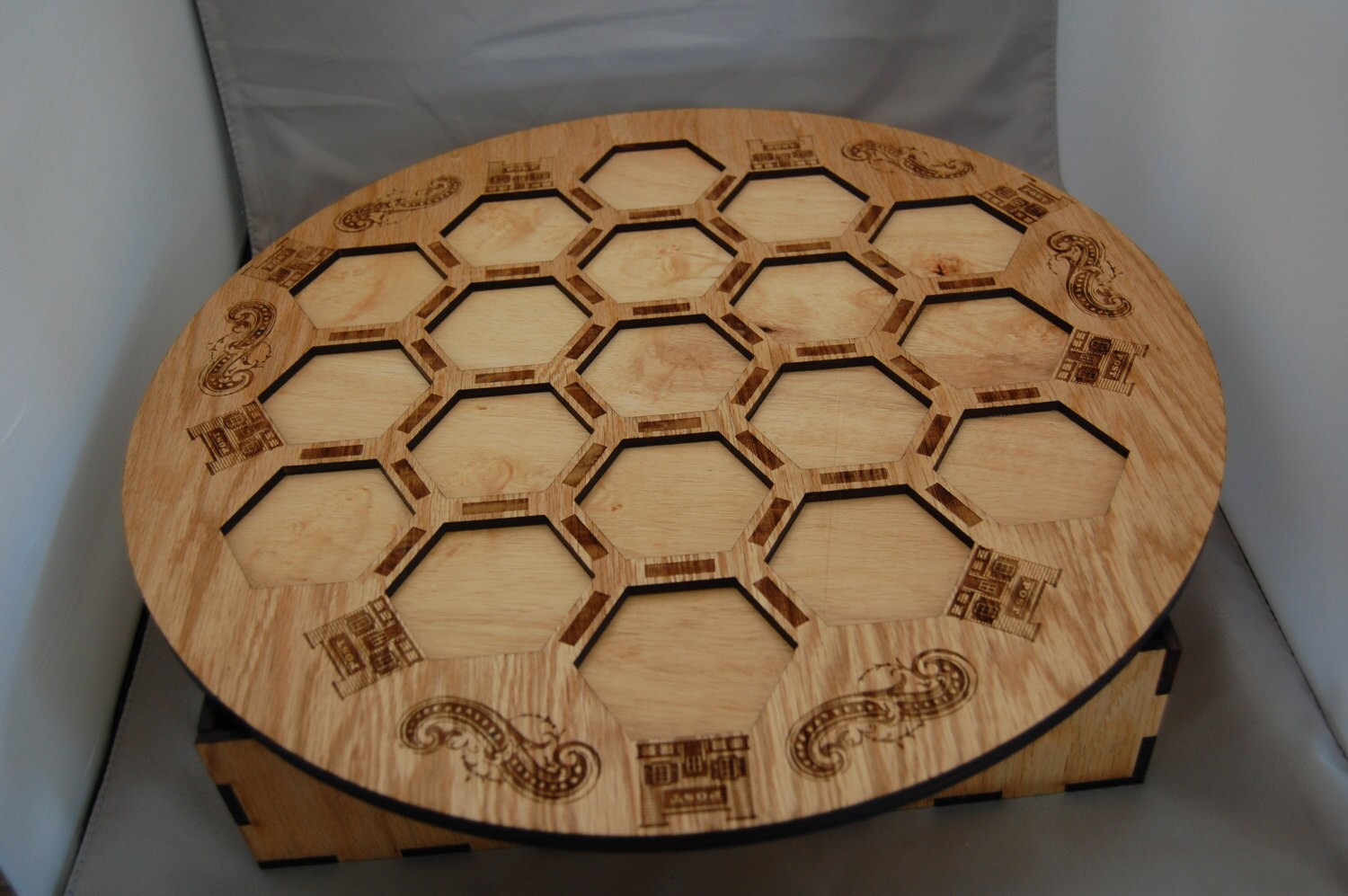 wooden catan board game