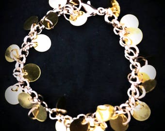 Gold sequin Bracelet