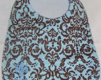 Blue Medallion Bib