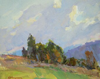 Painting, Landscape, Oil painting, Original painting, Natural