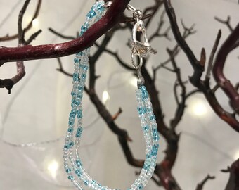 Winter Seed Bead Bracelet