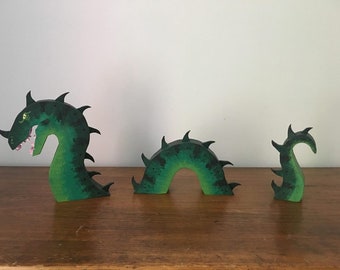 Table Top Sea Serpent (Green)