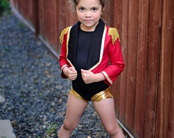 Boutique Custom Handmade Lion Tamer Jacket. Jacket ONLY Sizes 6-10