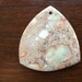 Impression Jasper, Sea Sediment, Natural Stone Pendant