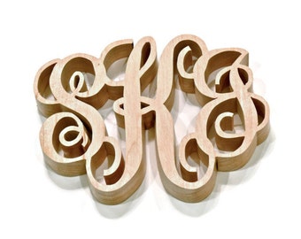 Large Monogrammed Trivet Serving Platter Size - Hot Pad - Table Decor