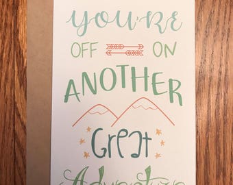 Congratulations and Good Luck Greeting Card