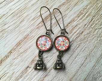 Hook dangle • cabochons earrings