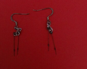 Earrings With Pocket Watch Hands (#12)