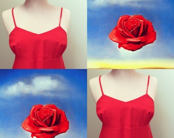 Tomato Red 60's dress