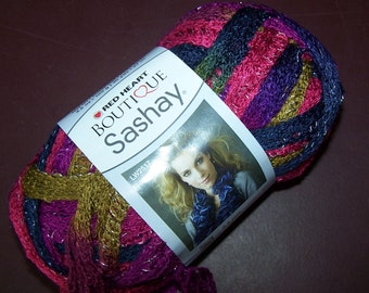 Boutique Sashay Yarn Skein Ball Red Heart Ruffle Frill Choice of 5 Colors