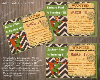 Robin Hood Invitation