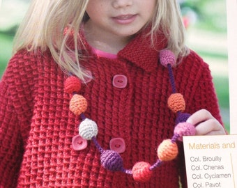 Children's Fashion Bobble Necklace - Crochet Pattern