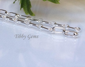 Sterling Silver Rectangle Bulk Chain. (460-146)