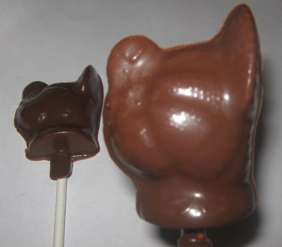 One dozen turkey lollipop suckers party favors