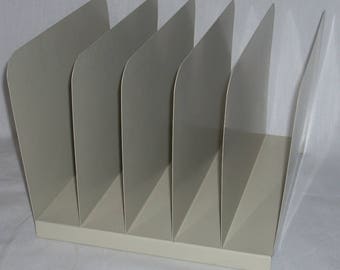 Industrial Desk Metal Folder Paper Letter File Holder Rack