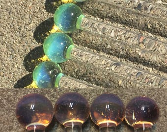 8 inch Color changing stir sticks by OceanBeachGlass