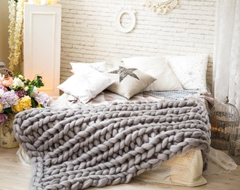 Sammi Cable Knit Blanket - Dusty main image 0