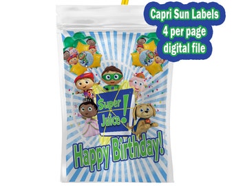 capri sun template etsy