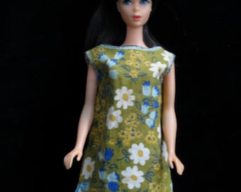 Vintage Barbie Cut and Sew Mattel Dress