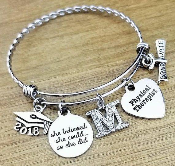 Physical Therapist Gifts Physical Therapy Gifts College Graduation Gift Graduation Gift Senior Gifts Senior 2018 She Believed She Could