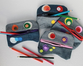 Mostrastuccio: cute pouch in jeans