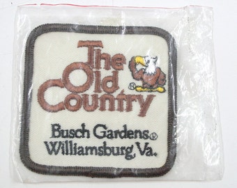 Vintage Busch Gardens Williamsburg Patch