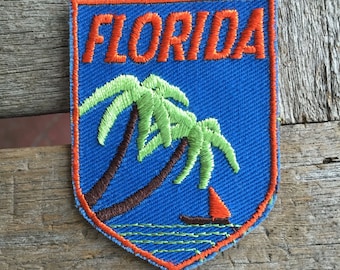 Florida Vintage Souvenir Travel Patch from Voyager