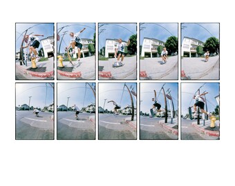 80s Skate Photo - Natas Kaupas - Eighties Skateboarding Photograph 18 x 24 Inch Print - J Grant Brittain Skateboarding Photo