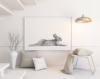 Rabbit print | Etsy