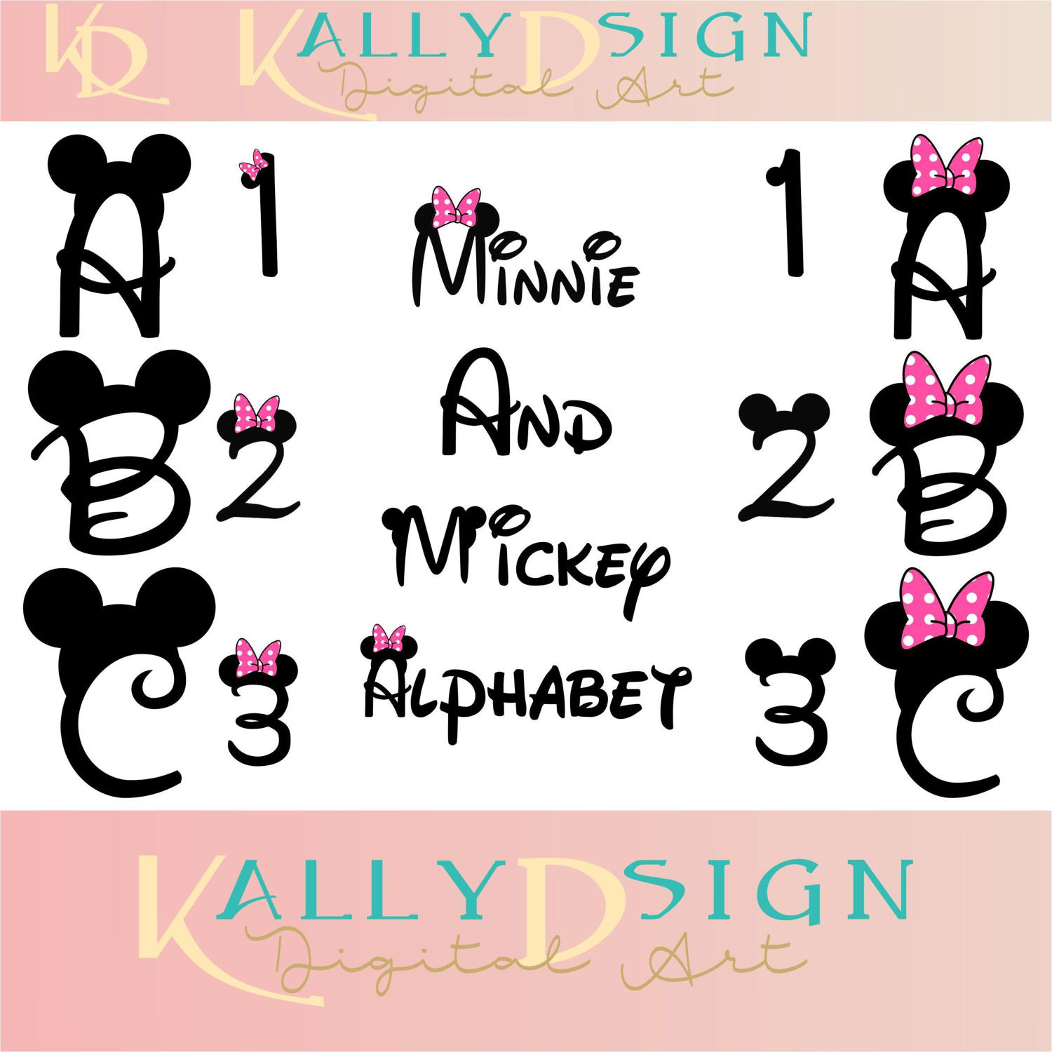 Download Mickey ears, Disney svg, SVG files, Alphabet letters ...