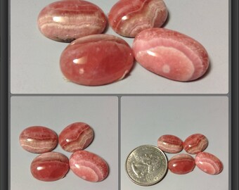 Rhodochrosite cabochon 12x16mm