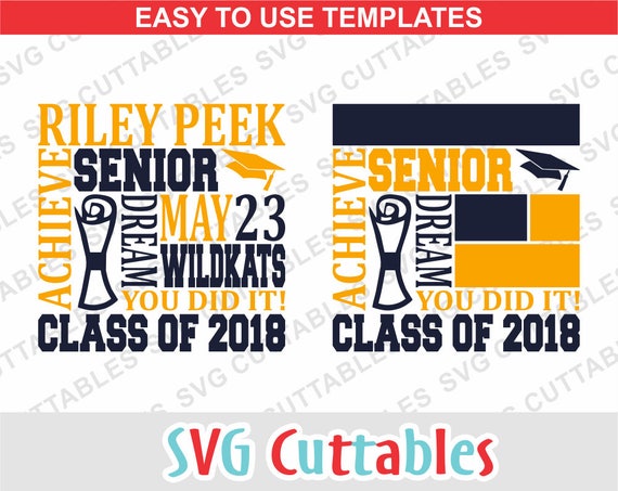 Graduation svg senior svg graduation Subway Art SVG DXF