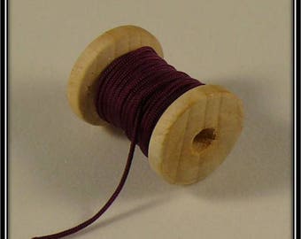 5 meters of nylon thread 1 mm purple color