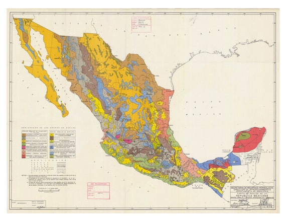geologic map of mexico print