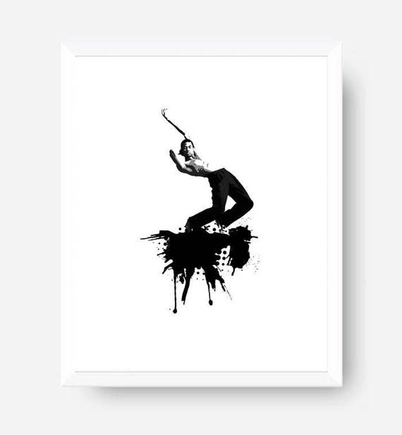 Dancer art printable modern dance print contemporary dance Dancer art printable modern dance print contemporary dance
