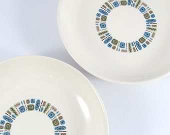 Mid-Century Temporama Coupe Bowls by Canonsburg, Atomic Soup Bowl