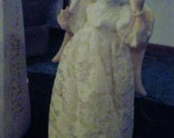 Vintage Sylvestri Christmas Tree Topper Angel 10 Light Box Taiwan Porcelain Works