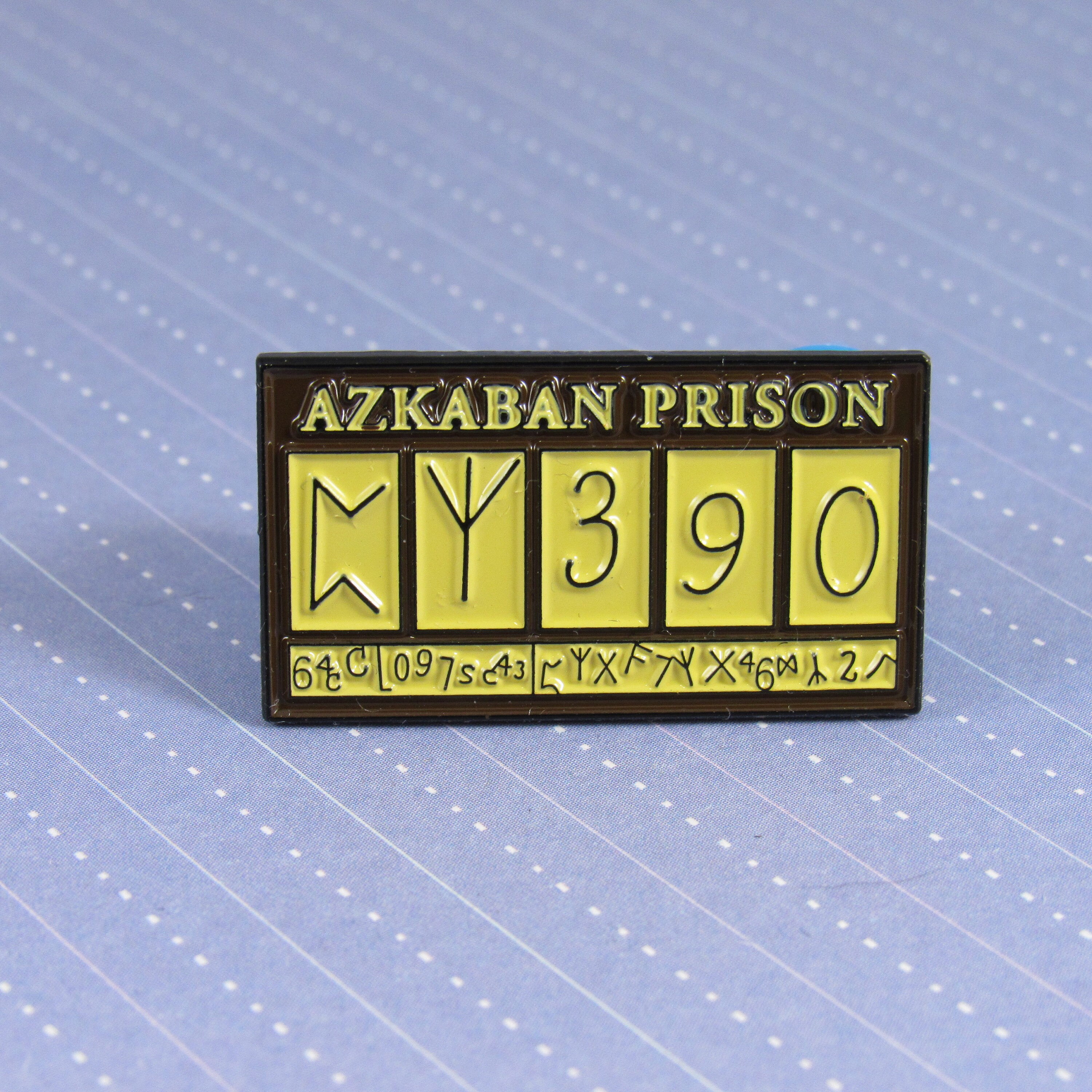 Azkaban Prisoner Plaquard 1.25 soft Enamel Pin Potter