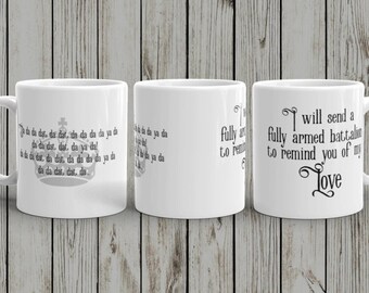 Fully armed battallion - King George - Hamilton Inspired white 11oz mug