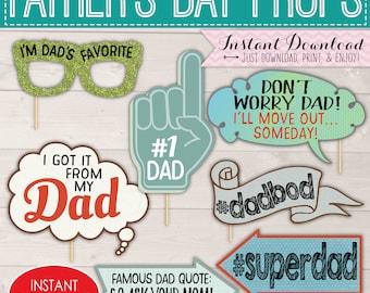 Fathers day props | Etsy