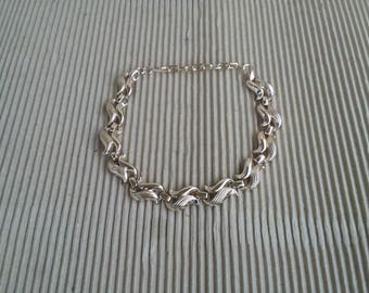 Vintage Choker Necklace Gold Tone