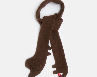 Sausage Dog Lambswool Scarf - Made to order