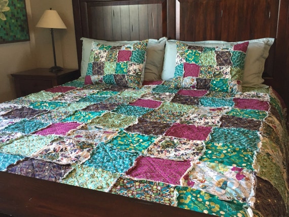 Twin Size Quilt Full Size Comforter Rag Quilt Twin Bed