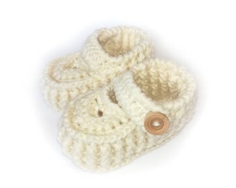 Hand Knitted Baby Warm Booties 100% High quality Merino Wool