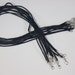 20pcs Black 2mm Satin Silk Necklace Cord with Lobster Clasp 18" - 30" Choose M068