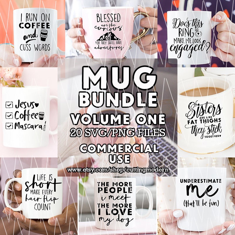 Download FLASH SALE 50% Off SVG Cut File Bundle March 2017 Mug