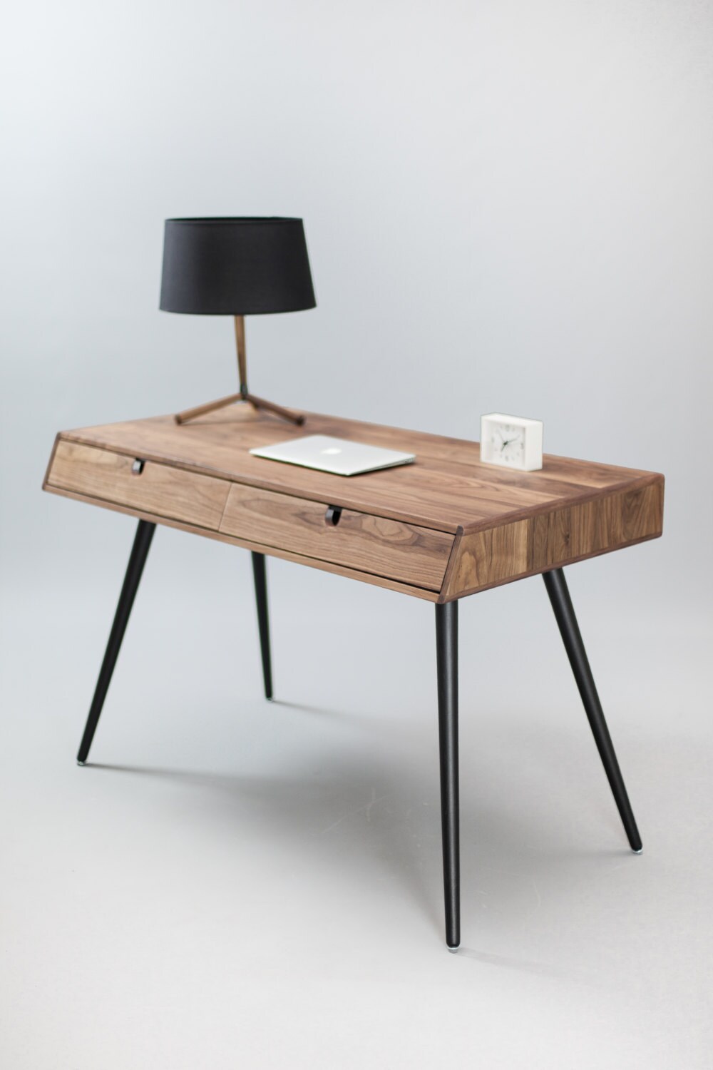 Solid Walnut Wood Desk , Dressing Table Office Desk, Classic, Mid Century, Modern. Century Furniture S mid century office furniture. Solid Walnut Wood Desk , Dressing Table Office Desk, Classic, Mid Century, Modern. Century Furniture S